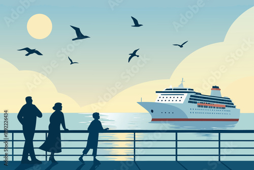 Family Cruise Ship Ocean Escape