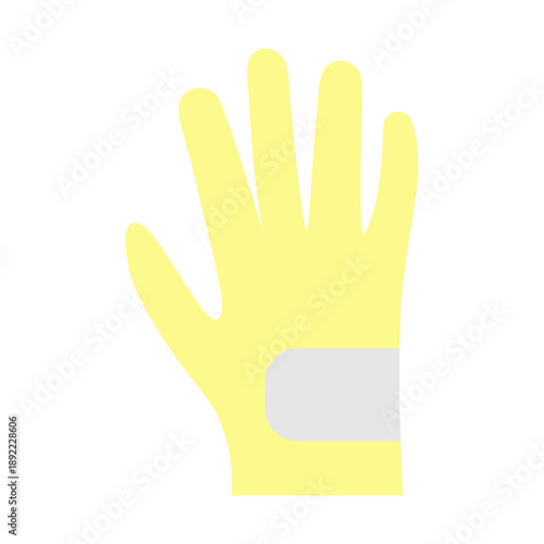 Golf Glove Vector Flat Icon Design
