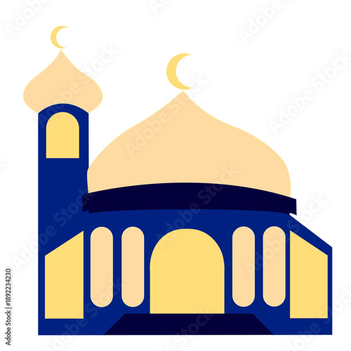 Ramadhan mosque flat element