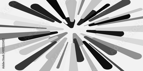 Color Explosion series. Artistic background made of colorful streaks for use with projects on design, art and imagination