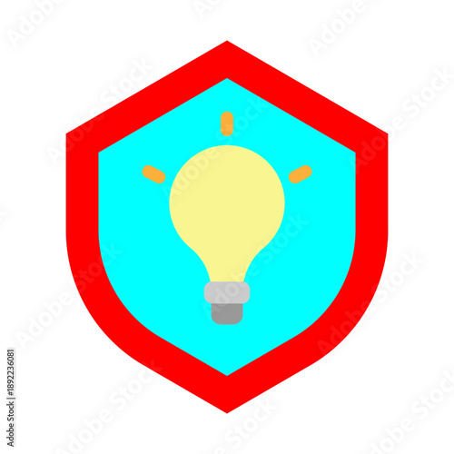 Intellectual Property Vector Flat Icon Design
