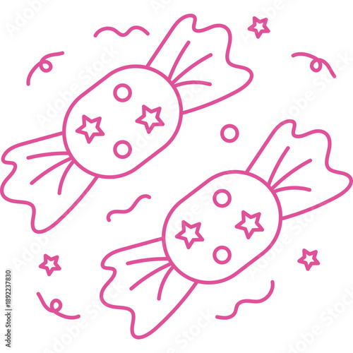 Hand Drawing Birthday Decoration