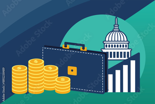 Government Budget Coins Chart