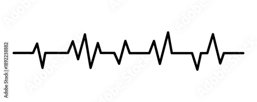 Realistic electrocardiogram waveform representing vital signs and health monitoring, perfect for medical and science themes, conveying life, rhythm and pulse