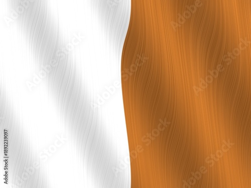 Orange and silver wavy hair texture background