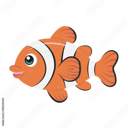 Vector graphic icon for Clownfish