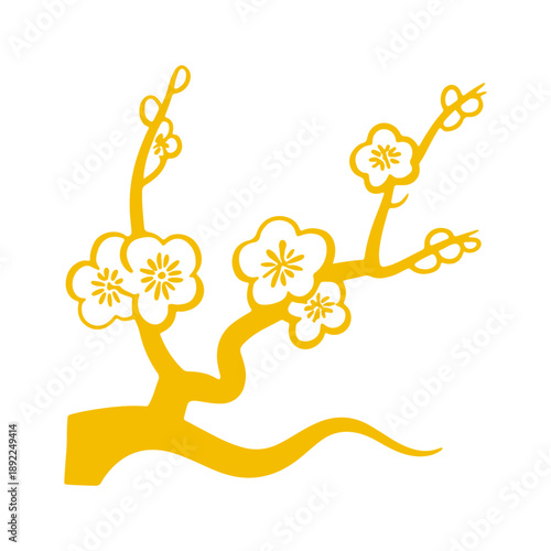 Plum Blossom Floral Corner