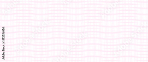 Geometric pink plaid print in pastel tones, vector background