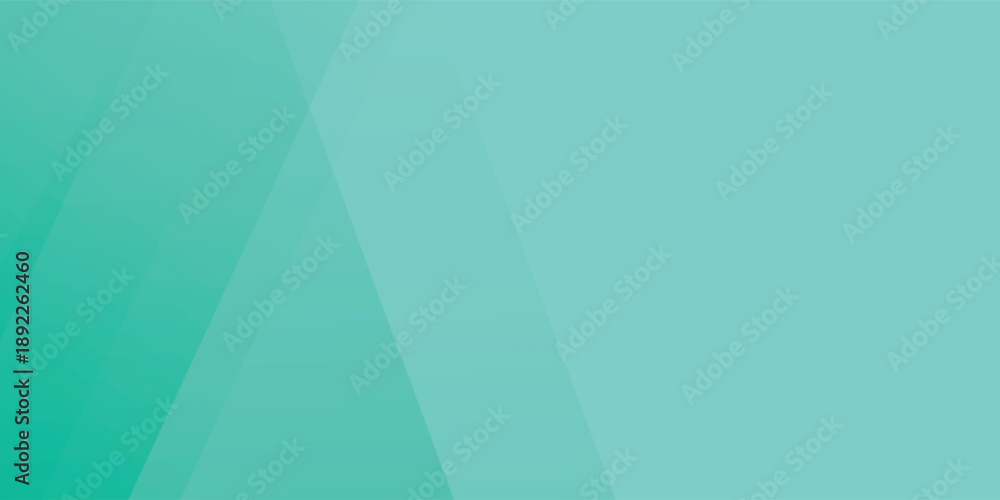 Obraz premium Abstract teal and light blue-green gradient background with subtle translucent geometric shapes creating a modern and clean design.