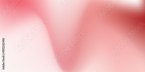 Abstract red and white gradient background with soft, flowing waves and smooth color transitions.