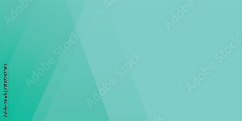 Abstract teal and light blue-green gradient background with subtle translucent geometric shapes creating a modern and clean design.