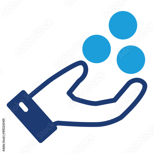 Cash Flow colored icon vector design good for web or mobile app