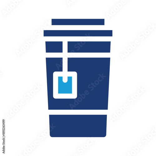takeaway tea cup colored icon vector design good for web or mobile app