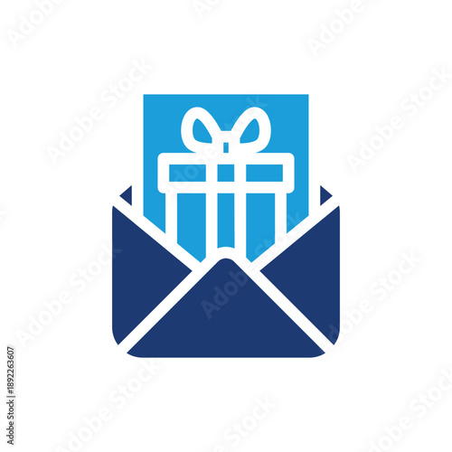 gift email colored icon vector design good for web or mobile app