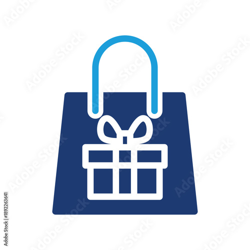 gift shop colored icon vector design good for web or mobile app
