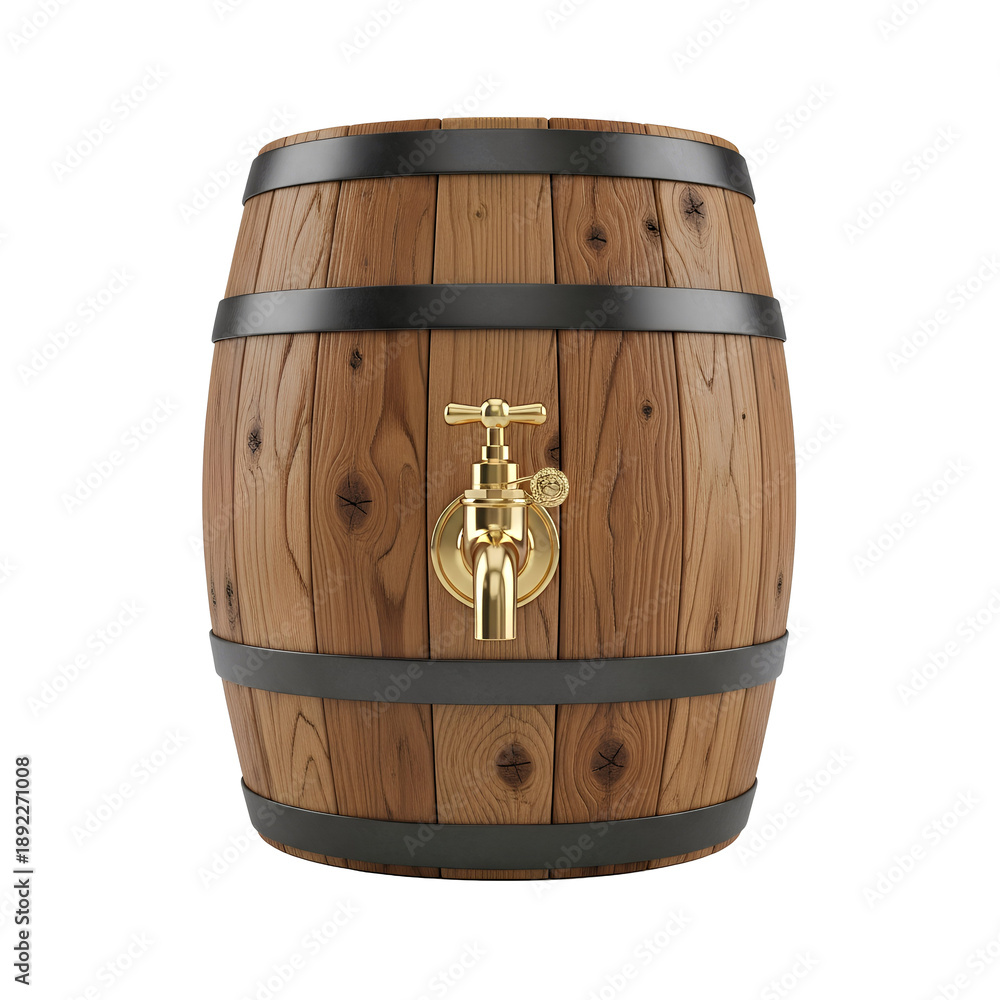Obraz premium old wooden barrel