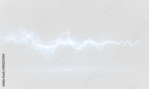 Neon blue lightning streaks flash violently, illuminating the scene with electric energy. Radiant sparks enhance speed and intensity. Perfect for high-energy visuals. PNG