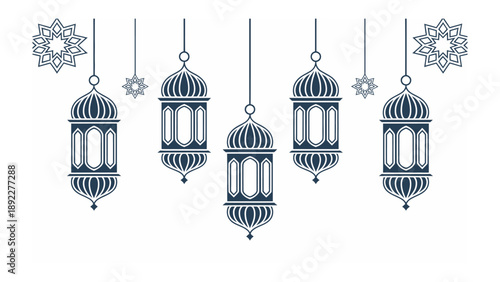 Lanterns of Enlightenment: Delicate lanterns, adorned with intricate designs, hang in graceful display, their soft glow illuminating the spirit of a cherished festival.