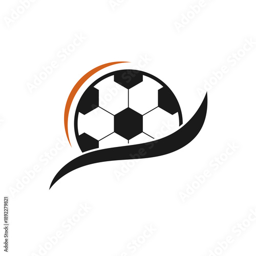 Soccer football logo icon vector design