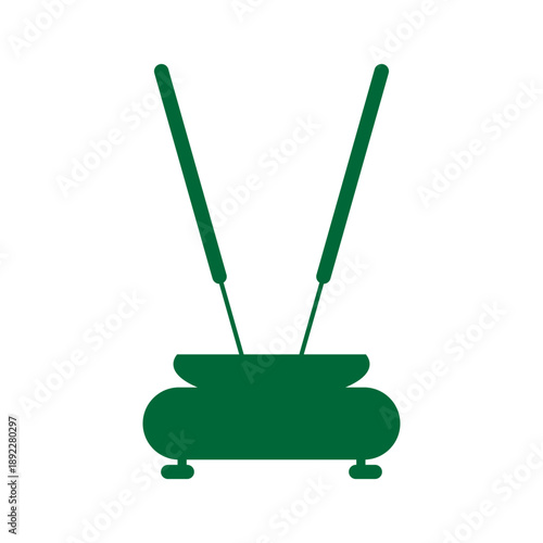 an icon representing incense or an incense burner