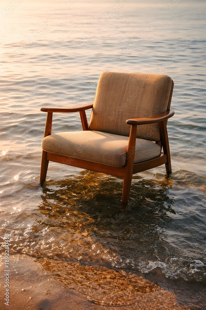 Obraz premium two chairs on the beach