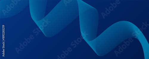 Abstract blue background with flowing lines for futuristic concept. Dynamic waves, decoration