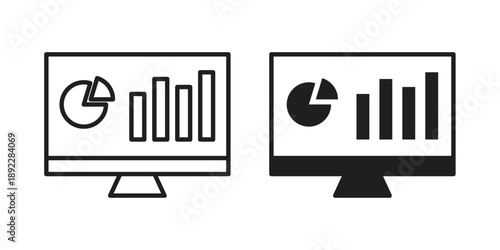 Dashboard icon symbol design template. Vector 10 eps.