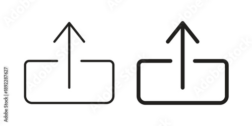 Export icon symbol design template. Vector 10 eps.