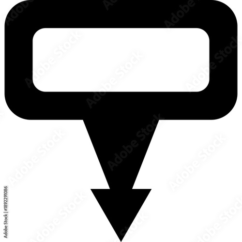 Business Pin Location Illustration
