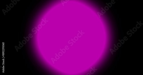 Vibrant Magenta Glow on Black Background