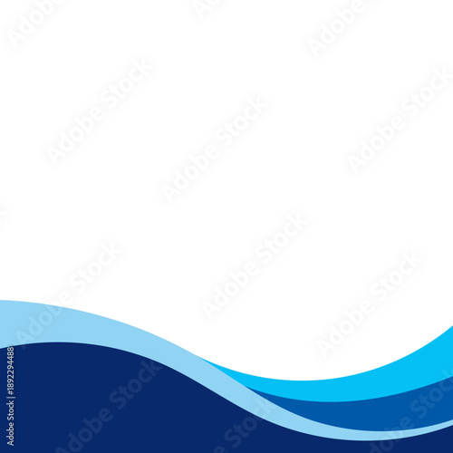 Modern Wave Footer