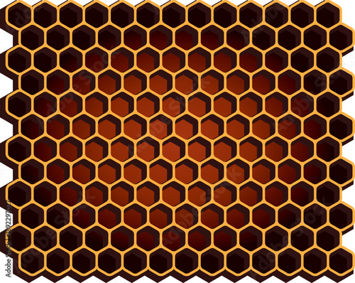 Colorful Honeycomb Pattern Vector