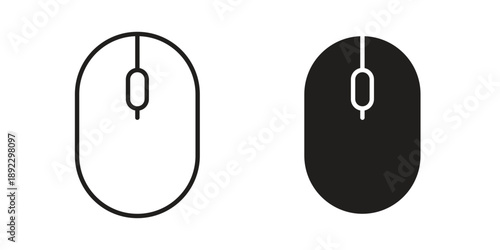 Mouse icon symbol design template. Vector 10 eps.