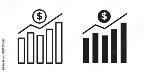Sales icon symbol design template. Vector 10 eps.