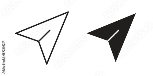 Send icon symbol design template. Vector 10 eps.