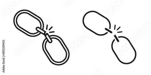 Weakness icon symbol design template. Vector 10 eps.