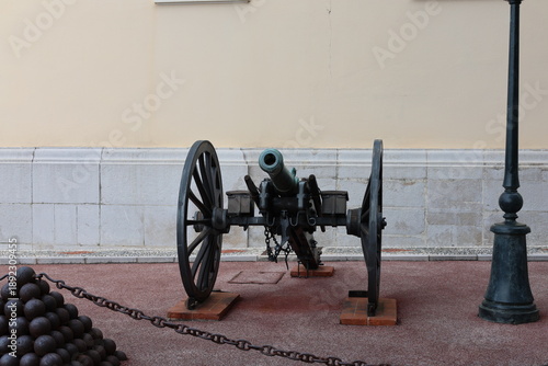 The Castle from Monaco with historical objects around, 2 april 2025