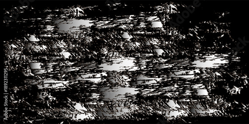Abstract background. Monochrome texture. This image includes a black and white tone effect. Vector illustration of a silver gray brush texture background.