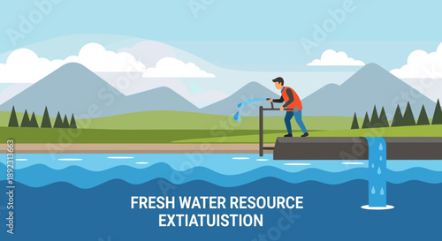 Fresh water resource management concept