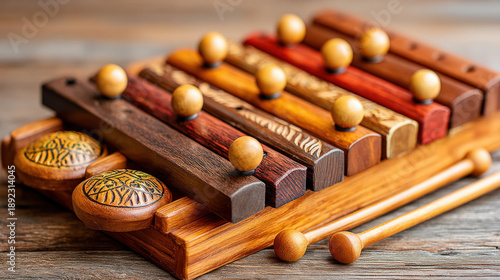 Angklung traditional Indone...