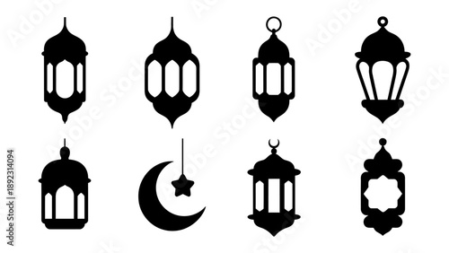 Enchanting Lantern Collection: A captivating array of intricate lanterns, each with its unique design, elegantly displayed, symbolising light, celebration, and tradition. 