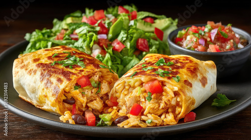 Chicken chimichanga - a dee...