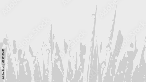 grass blades in macro close-up style, white 