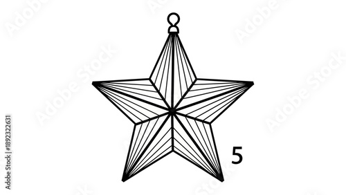 Star Symbol: A minimalistic, symmetrical star shape, meticulously crafted with linear details, evokes a sense of balance and elegance. Its simplicity belies a depth of potential and meaning.