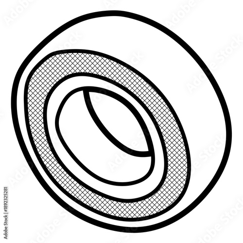 simple closed left-facing bearing, adjustable line size