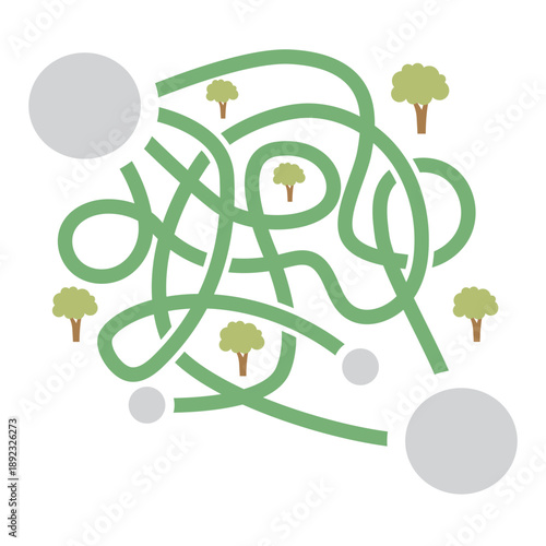 Nature Forest Maze Kids Game