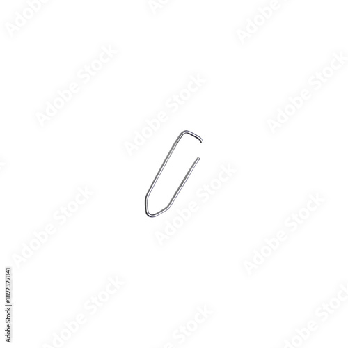 Silver Metal Paper Clip in French Style