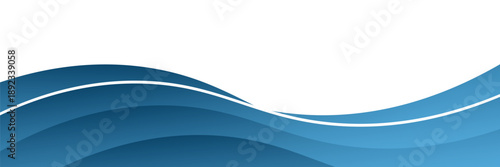 Abstract blue curve line vector background overlap layer paper on white space for text and message design, eps10