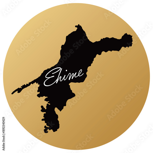 愛媛の地図アイコン