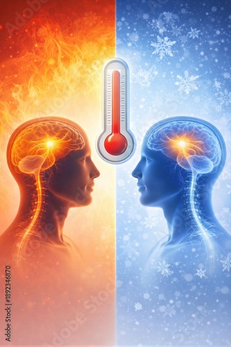 Wallpaper Mural Balancing Heat and Cold in the Brain Torontodigital.ca